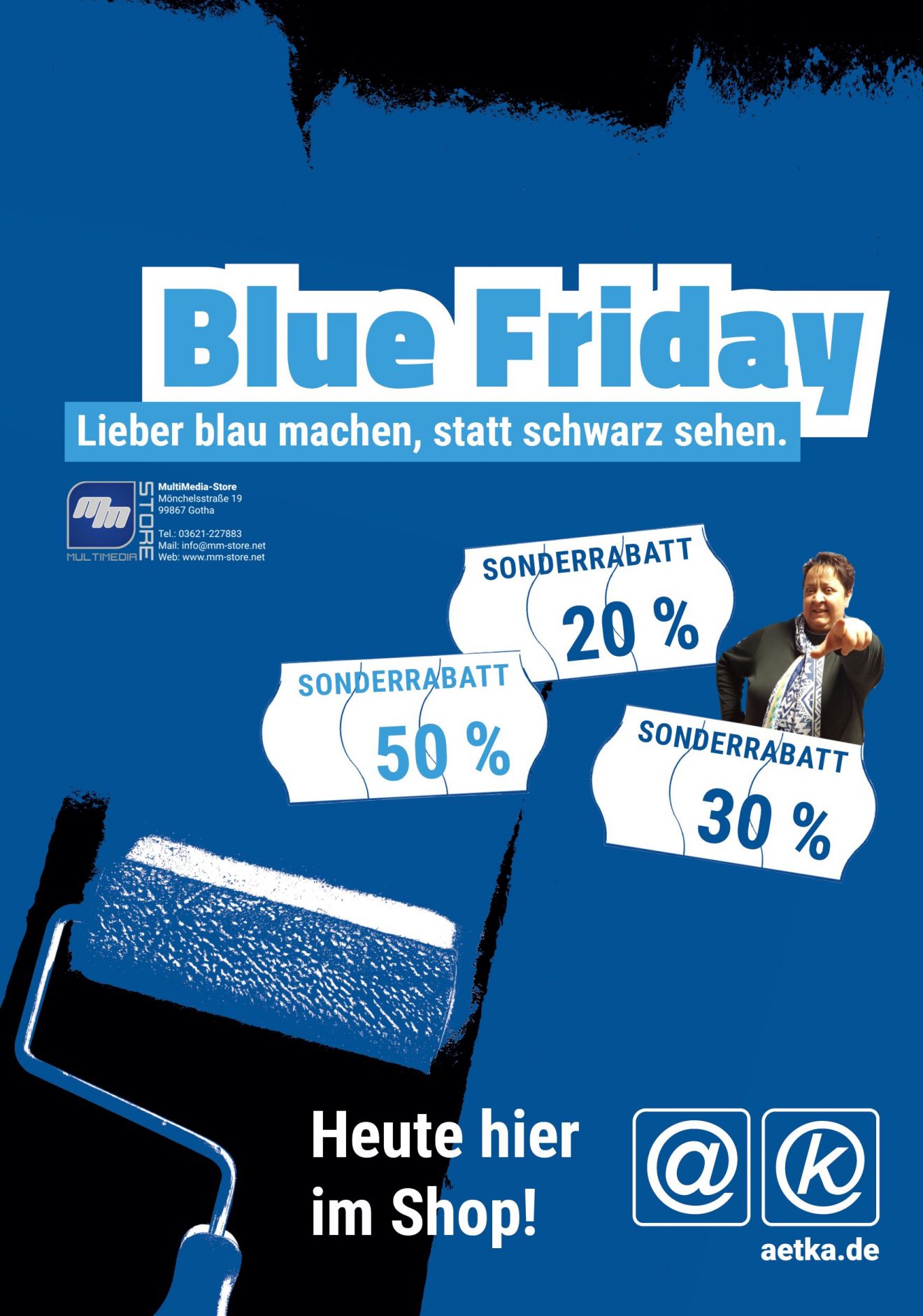 Blue Friday im MultiMedia-Store 👍